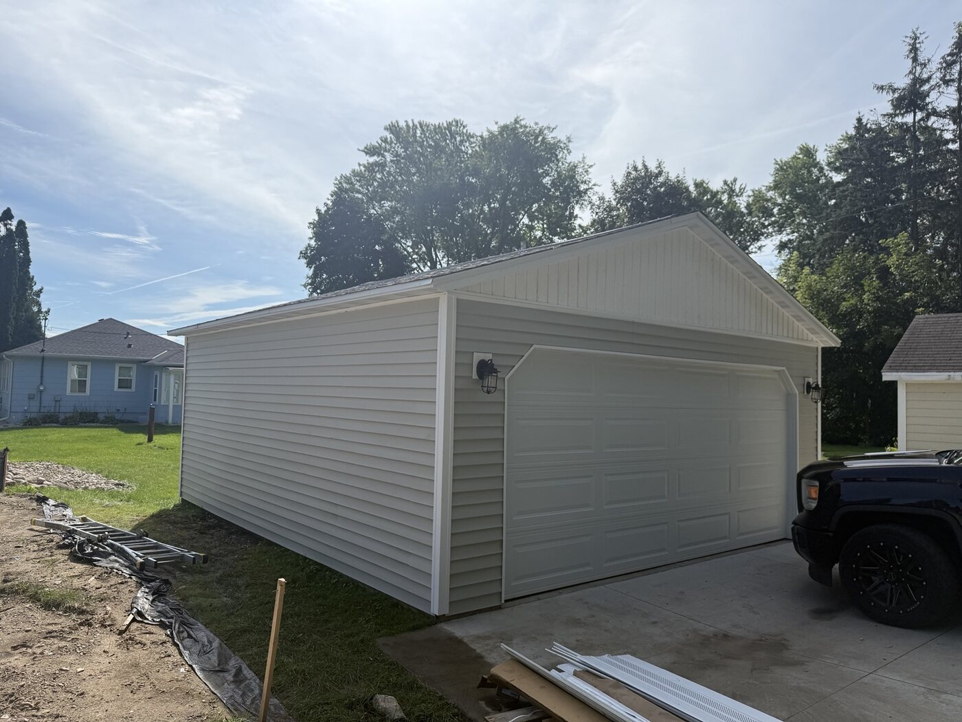 Completed gutters and exterior by Rightway Exteriors